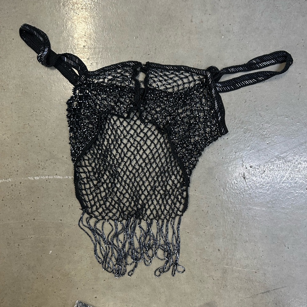 Bebe brand  Black Fishnet Two-Piece Set size S - Picture 5 of 5